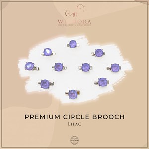 Brooch Circle Premium Lilac  (Limited Edition)