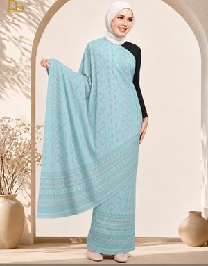 BATIK JANNA WAN 650 - Dusty Turquoise
