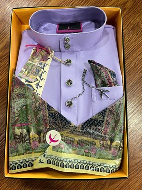 BAJU MELAYU SENNA (FRAGRANT LILAC) C55