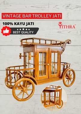 VINTAGE BAR TROLLEY JATI