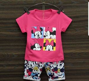 HAPPYKIDS  KIDS SET ( PINK MINNIE ) SIZE 55 - 80