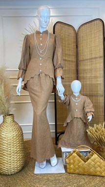BIANCA PEPLUM ( MOM & KIDS)