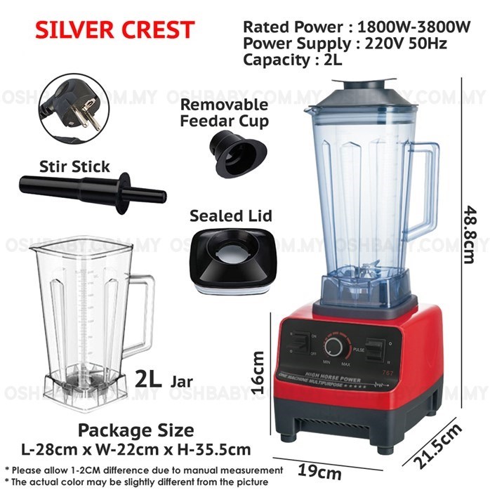 KENWOOD/SILVER CREST HEAVY DUTY BLENDER