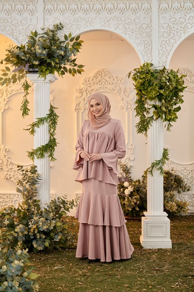 SALOMA KURUNG DUSTY PINK