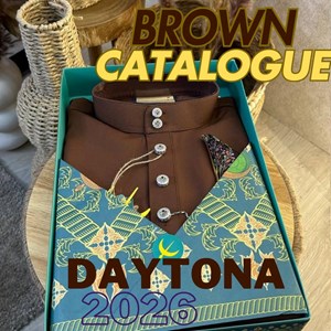 BAJU MELAYU DAYTONA (KATALOG BROWN) *FREE SAMPIN BIASA