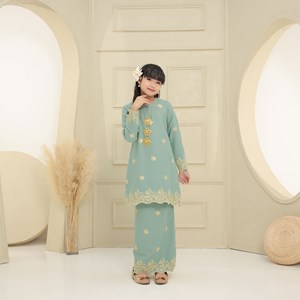 KURUNG DAHAYU (KIDS) MINT GREEN