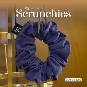SCRUNCHIES - CLASSIC BLUE