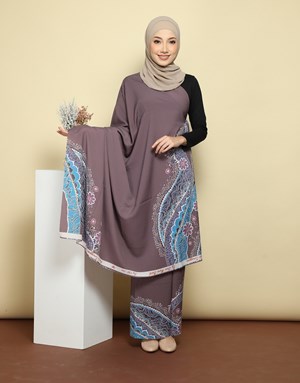 BATIK LUKIS ZAA 130 in Mauve