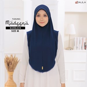 TUDUNG MADEENA | BLUEBLACK ( M )