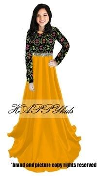 💖  S0569P JUBAH  DEWASA ( KUNING ) SIZE S-M-L-XL-XXL