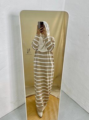 HELENA DRESS - NUDEY
