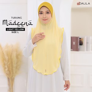 TUDUNG MADEENA | LIGHT YELLOW  ( L )
