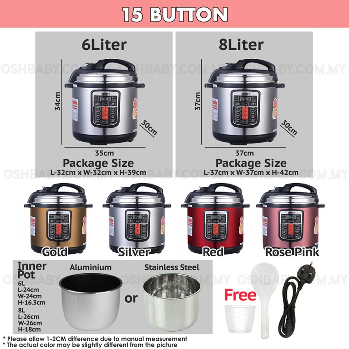 Manual for pressure discount cooker