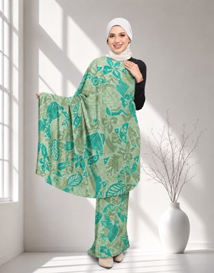 BATIK KHALEESAH WAN 02 - Light Green