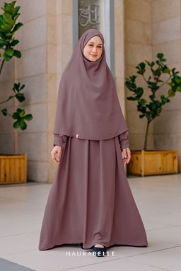 QAMRA JUBAH - PLUM
