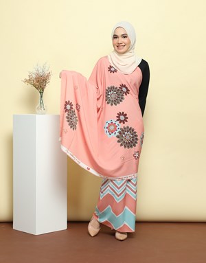 BATIK TIARAZ ZAA 22 in Peach