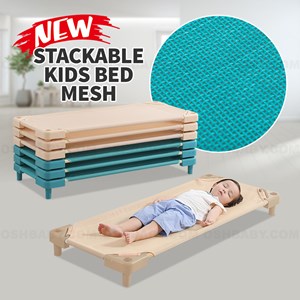 STACKABLE KIDS BED MESH