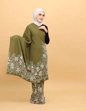 BATIK MY COTTON NIK 73 PC/SK - Olive