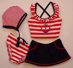@  SAILOR SWIMSUIT ( SIZE 90 & 100 )