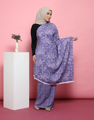 BATIK NAURA NIK 31 in Purple