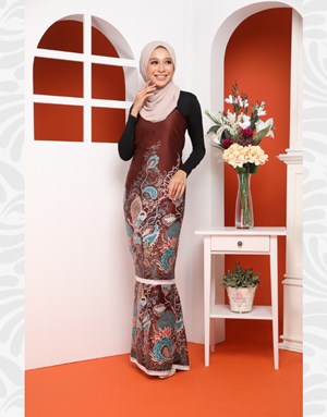 BATIK MAISARAH D#10-1 - Dark Brown