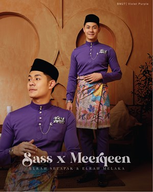 BAJU MELAYU MAGNIFICENT 4.0 (VIOLET PURPLE) C27