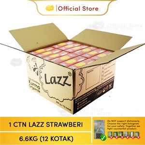 [KARTON] LAZZ STRAWBERI (550G) x12 kotak