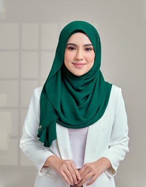 CHIFFON SHAWL GREEN