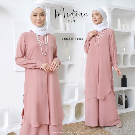 MEDINA SET CREAM ROSE