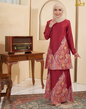 KURUNG MODERN ALANA PN12-5 in Maroon