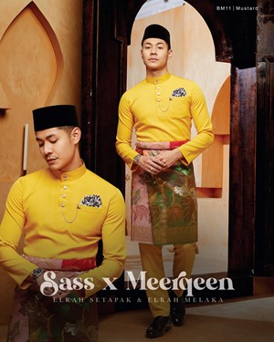 BAJU MELAYU MAGNIFICENT 4.0 (MUSTARD) C11