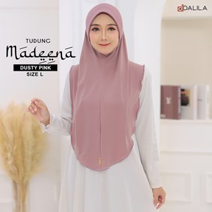 TUDUNG MADEENA | DUSTY PINK  ( L )