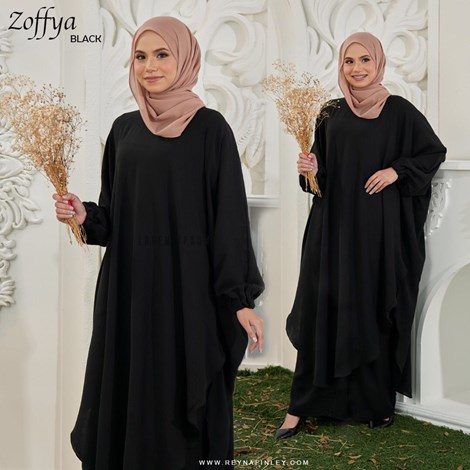 ZOFFYA SET BLACK