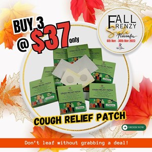 COUGH PATCH NOV PROMO (1 SET = 3 BOXES)