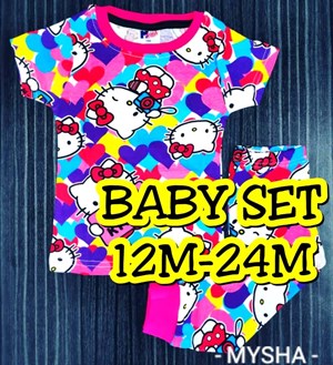 Pyjamas HELLO KITTY LOVE U  : BABY size 18m