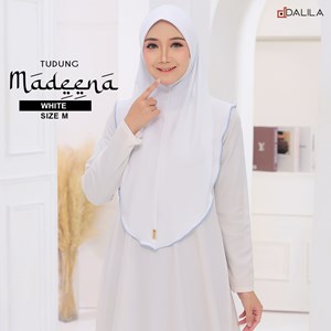 TUDUNG MADEENA | WHITE ( M )