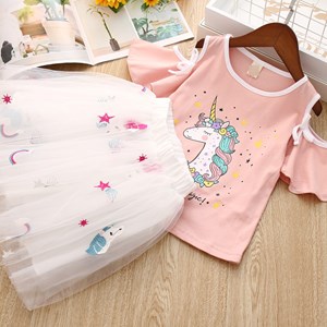 UNICORN GIRL -  SET 1   ( SIZE 100-140 )