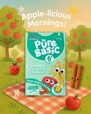 HOKIDO PURE BASIC - OATMEAL WITH APPLE + CINNAMON