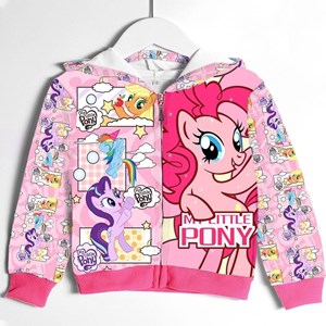 💖 JACKET PINK PONY   ( SIZE 110-140 )