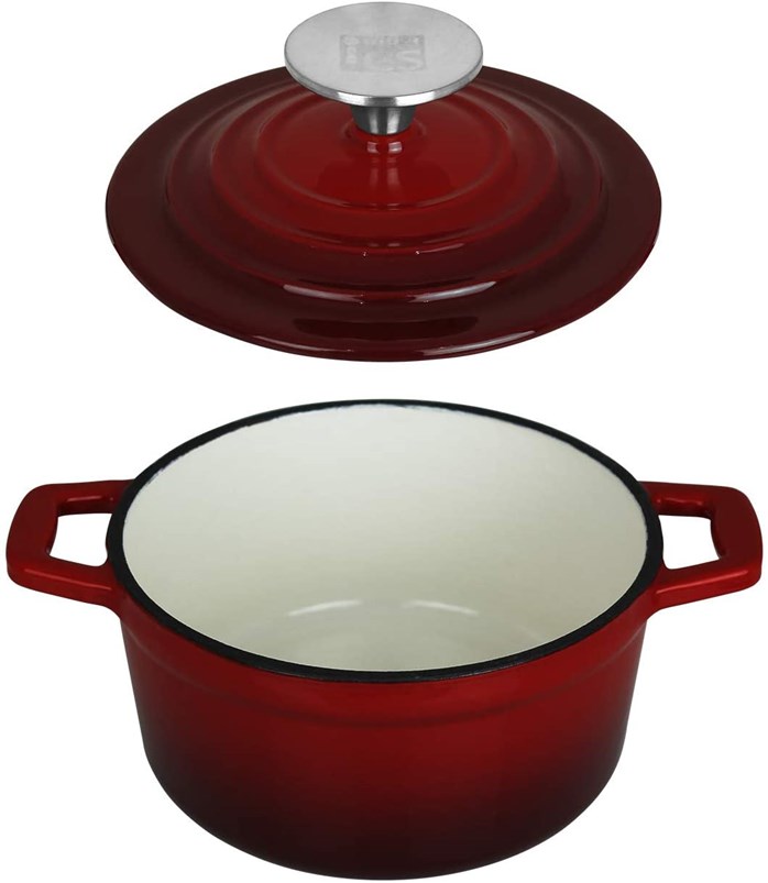 Enamel Cast Iron Pot 7pcs Cookware