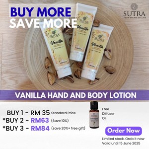 BMSM Sutra Vanilla Aromatherapy Hand & Body Lotion