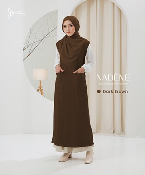 NADENE BLOUSE IN DARK BROWN