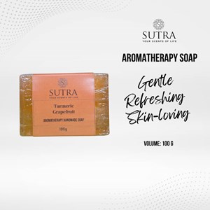 Sutra Aromatherapy Soap [Turmeric & Grapefruit] 100g