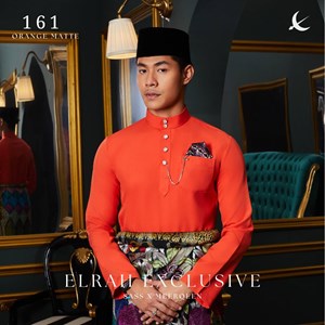 BAJU MELAYU ULTIMATE 2.0 (ORANGE MATTE) C161