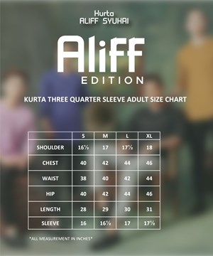 ALIFF EDITION ( THREE QUARTER SLEEVE)