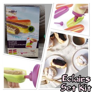 ECLAIR SET Kit Silicone Shapes Finger Non-Stick Eclair Baking Mold