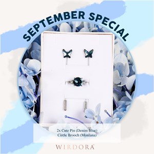 SEPTEMBER OCEAN - SET CUTE PIN BUTTERFLY