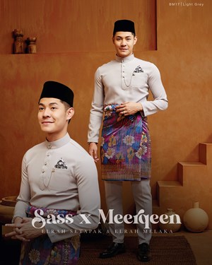 BAJU MELAYU MAGNIFICENT 4.0 (LIGHT GREY) C17