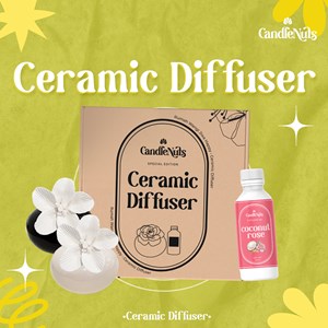 CERAMIC DIFFUSER SET (BUNGA RAMPAI)