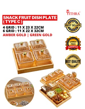 SNACK FRUIT DISH PLATE ( TYPE C )